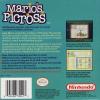 Mario's Picross Box Art Back